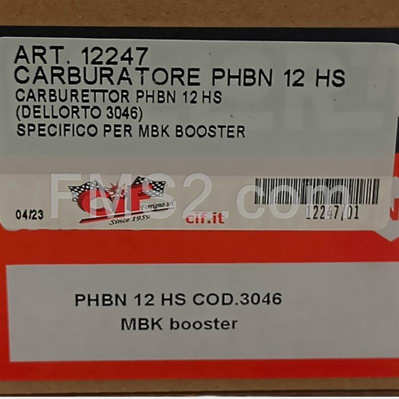 Carburatore PHBN12 (CIF), ricambio 12247