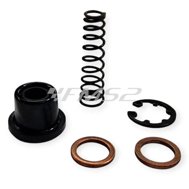 Kit revisione pompa freno anteriore per scooter mbk e yamaha bw's, aerox, nitro, next generation 50 cc con pompa freno brembo pistoncino 11 mm, ricambio KRFAB11FMS2