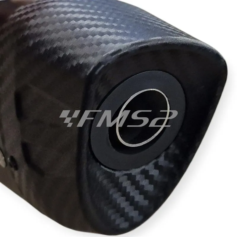 Silenziatore Giannelli Sonic 34719HS per BETA ENDURO/MOTARD RR 50cc  prodotti dal 2022 in poi (type C5) con Ø innesto 24mm omologato in alluminio anodizzato nero