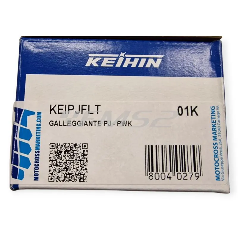 Galleggiante originale KEIHIN per carburatori KEIHIN PWK 33, PWK 35, PWK 36, PWK 38, PWK 39, PJ 34, PJ 36 e PJ 38, ricambio KEIPJFLT
