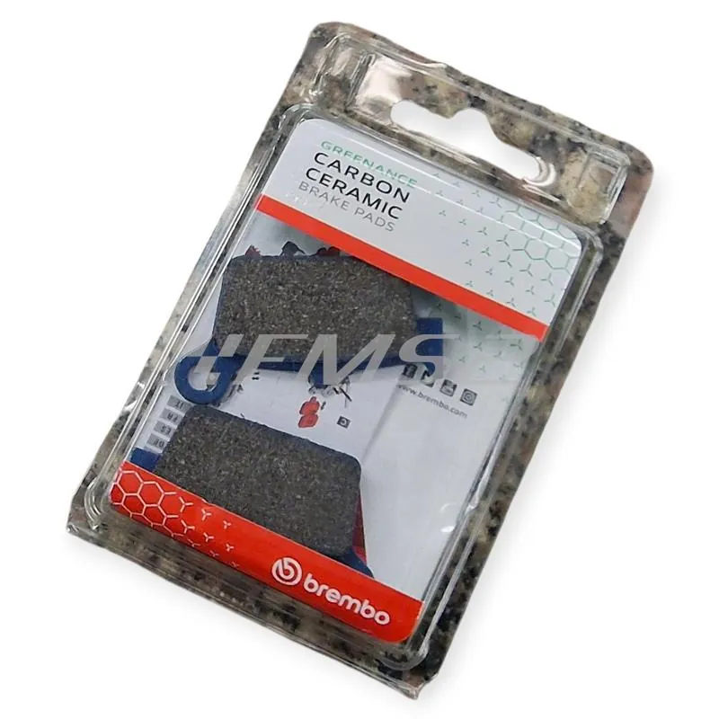 Pastiglie posteriori Brembo 07GR05CC carbon ceramic - mescola CC per Beta Enduro e Motard RR 50cc 2T e Enduro e Motard RR 125cc 4T