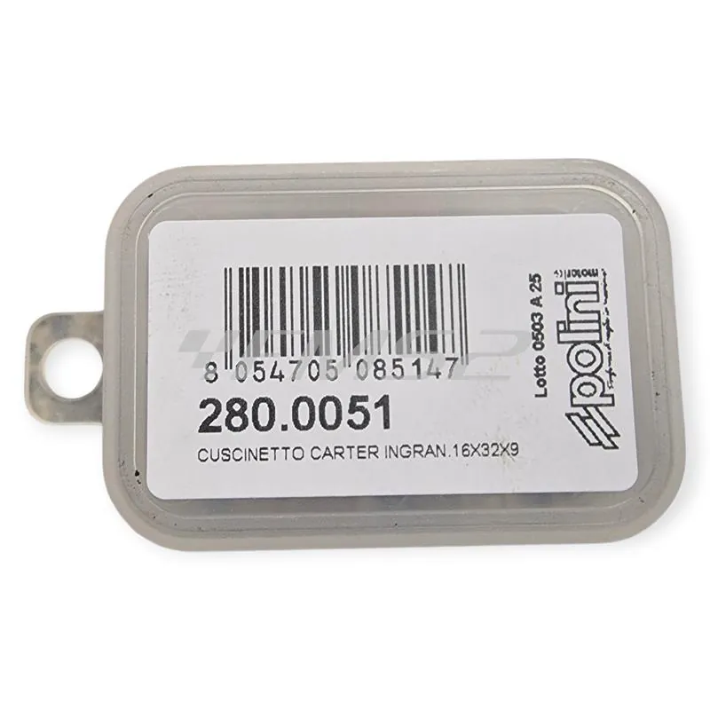 Cuscinetto a sfere Polini per carter coperchio ingranaggi posteriori, per scooter Piaggio, Gilera e Aprilia, dimensioni cuscinetto C4 16x32x9 mm, ricambio 2800051