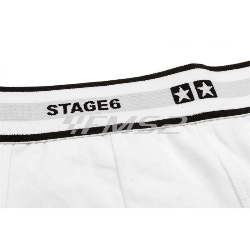 Boxer stage6 da uomo modello stars di colore bianco e taglia S, ricambio S609401S