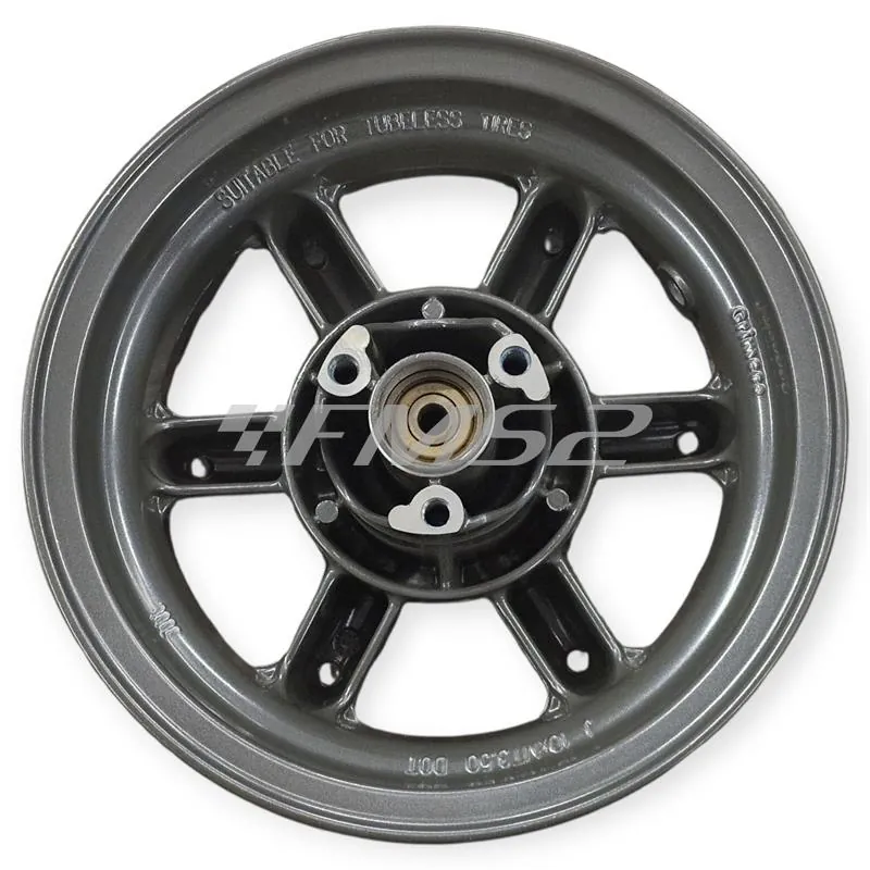 Cerchio anteriore grigio 3 fori originale Yamaha-MBK 4PAF51683000 per MBK Booster Spirit 50cc 1996-1998