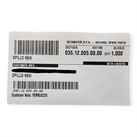 Spillo conico KEIHIN N84I per KEIHIN PWK 36, PWK 38 e PWK 39, ricambio 035.12.005.00.00