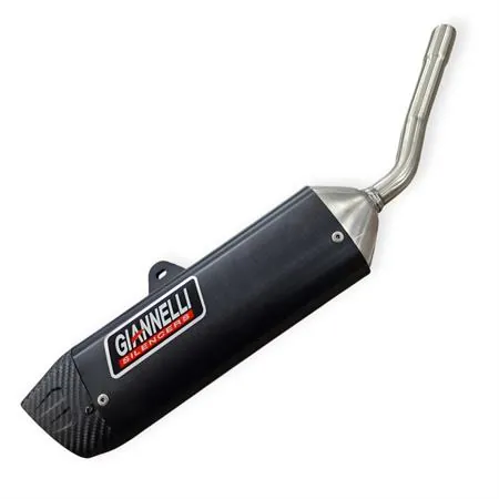 Silenziatore Giannelli Sonic 34711HS per BETA ENDURO/MOTARD RR 50cc prodotti dal 2021 fino al 2022 (type C5) con Ø innesto 22mm omologato in alluminio anodizzato nero