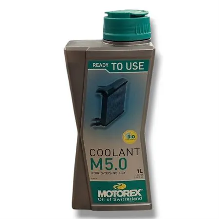 Liquido di raffreddamento Motorex M5.0 azzurro pronto all'uso - flacone da 1 litro, ricambio M308275
