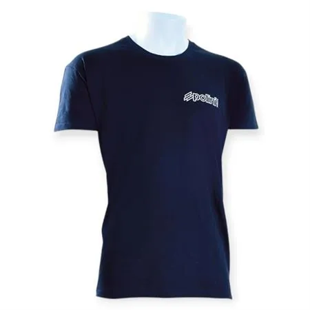 T-shirt Cilindro Polini 2022 Taglia L codice 0982664L - Cotone organico blu scuro, adatta a tutti gli appassionati del marchio Polini