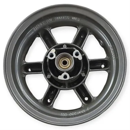 Cerchio anteriore grigio 3 fori originale Yamaha-MBK 4PAF51683000 per MBK Booster Spirit 50cc 1996-1998