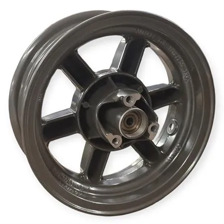 Cerchio anteriore grigio 3 fori originale Yamaha-MBK 4PAF51683000 per MBK Booster Spirit 50cc 1996-1998