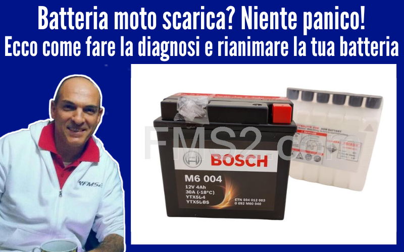 Batteria moto scarica? Niente panico! Ecco come fare la diagnosi e rianimare la tua batteria