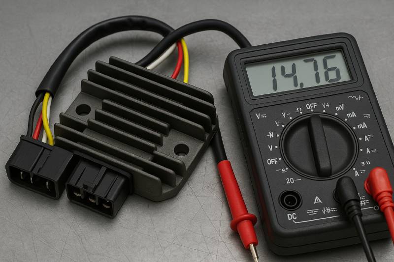 Regolatore di tensione scooter: sintomi e test