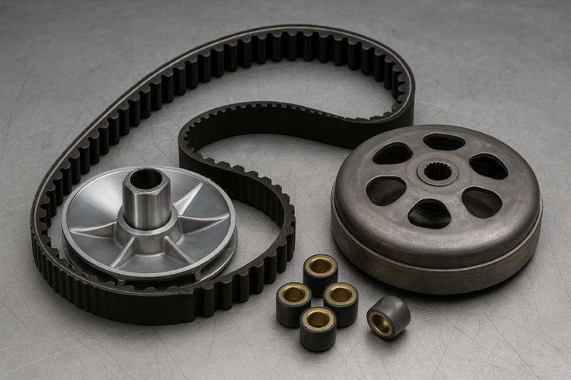 Trasmissione SH 125/150: cinghia, variatore e rulli