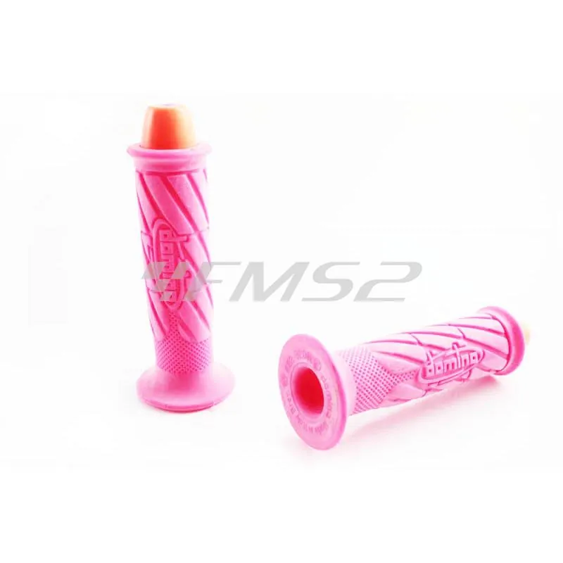 Manopole Scooter Fuxia Tappo Arancione Ricambio 007338 | Compatibile Moto e Scooter Vari