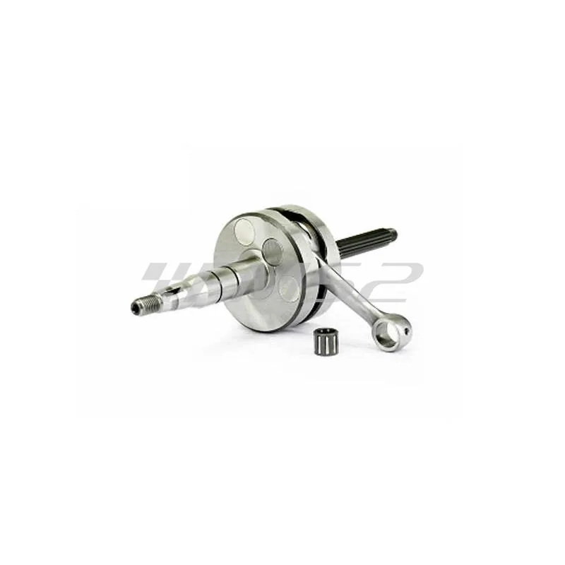Albero motore Carenzi spalle piene spinotto 10 mm e corsa standard 39,2 mm per scooter con motore Minarelli orizzontale aria e liquido (TNT), ricambio 090931A