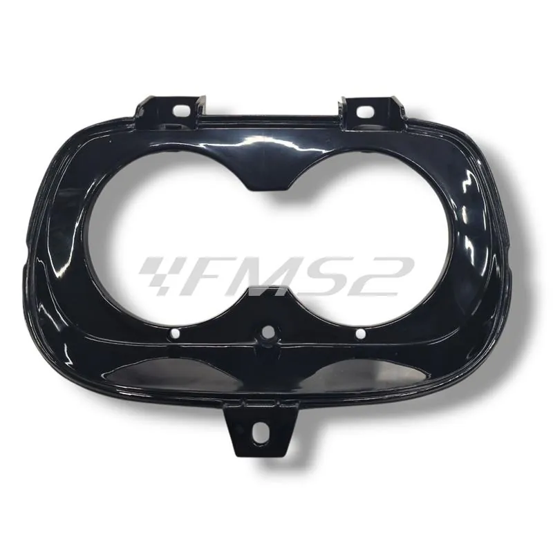 Cornice contorno fanale anteriore TNT 201269 per MBK Booster Spirit e Yamaha BW's fino 2003, plastica nera