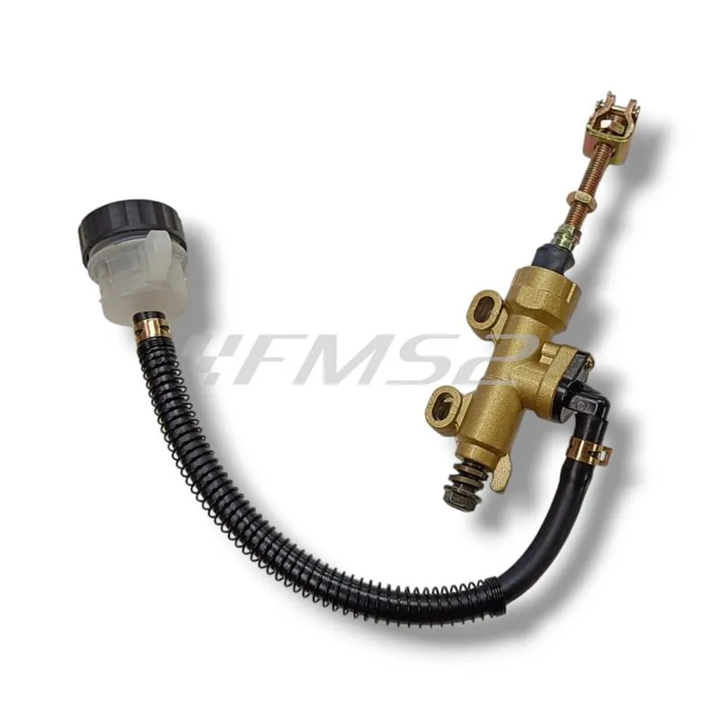 Pompa freno posteriore universale completa di serbatoio olio idraulico e interasse fori attacco da 38,0 fino a 52,0 mm ricambio 282049C