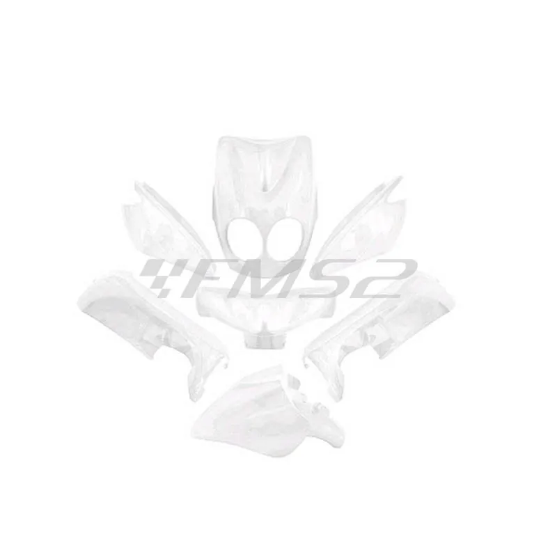 Kit carene 7 pezzi carena bianco mbk 50, ricambio 366331