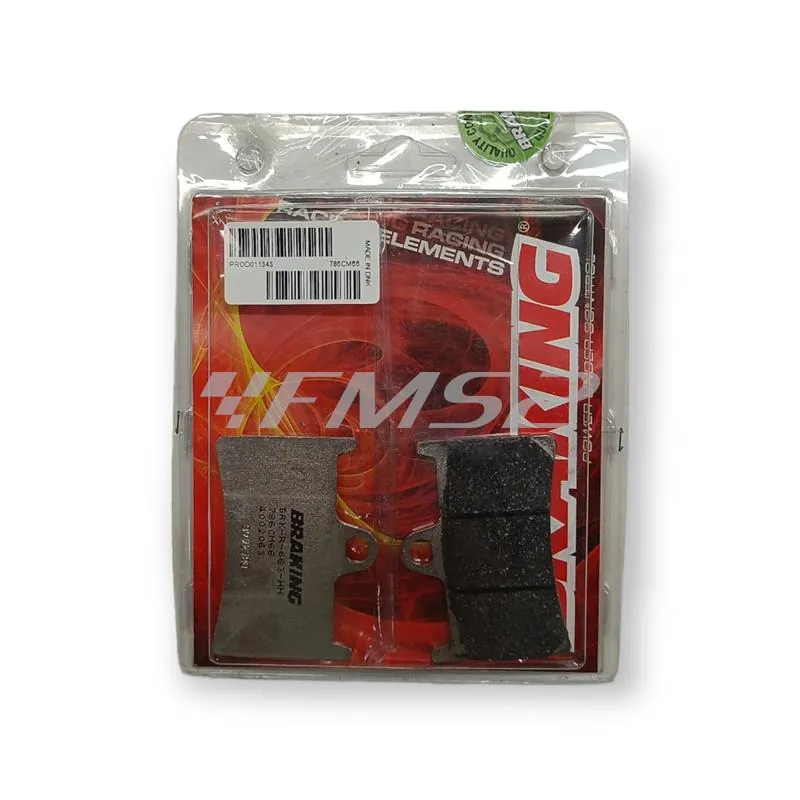 Pastiglie freni Braking 786CM66 (pasticche), semi metallic, ricambio 786CM66