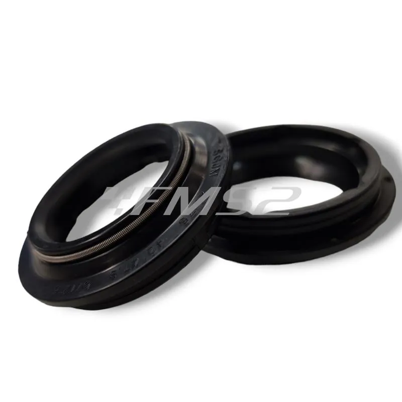 Serie parapolvere Centauro misura 29,75x42/47,9x5/12,5 mm per forcella Paioli Mbk e Yamaha 50 cc, f12 r aria e liquido ricambio CE10076