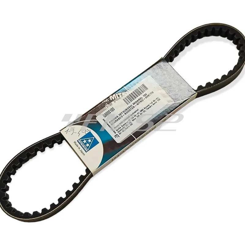 Cinghia Mitsuboshi per maxi scooter con motore Minarelli Mbk Booster, Nitro, Ovetto e Yamaha Bw's, Aerox e Neo's 100 cc 2 tempi, ricambio G9000100
