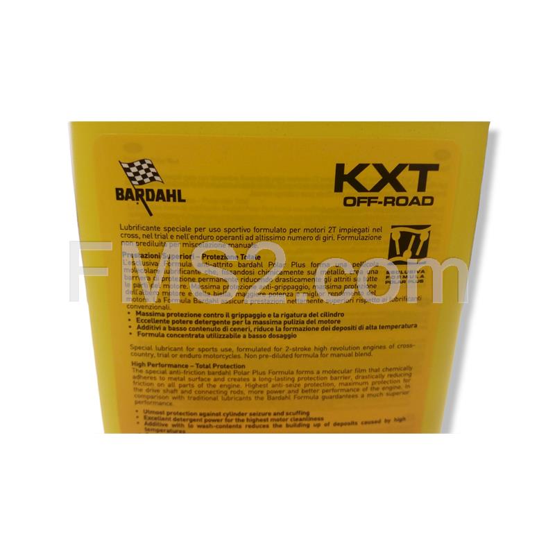 Flacone olio KXT OFF ROAD MPlus racing viscosity grade sae 50 in confezione da 1 litro, ricambio 229039