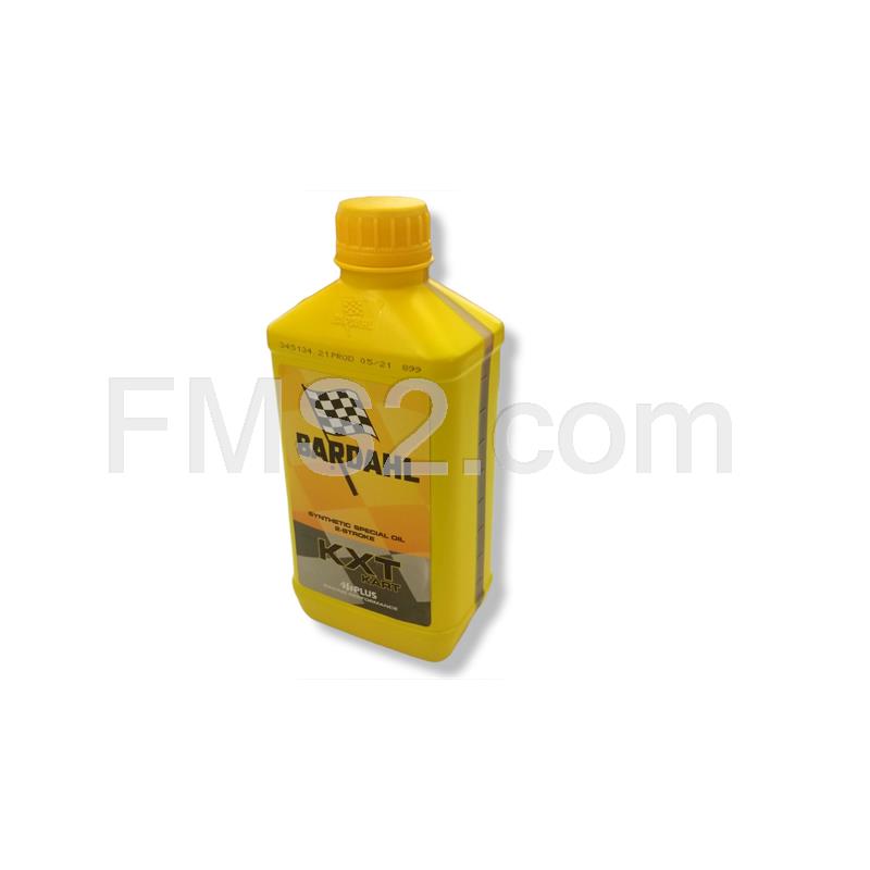 Flacone olio KXT KART MPlus racing ricinato viscosity grade sae 60 in confezione da 1 litro, ricambio 230039