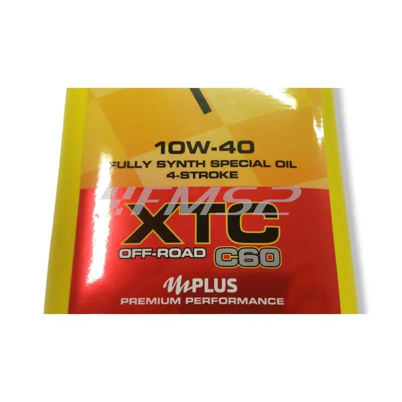 Olio motore Bardahl Xtc c60 off-road Sae 10w40, API SN, Jaso MA-MA2 confezione da 1 litro , ricambio 351039