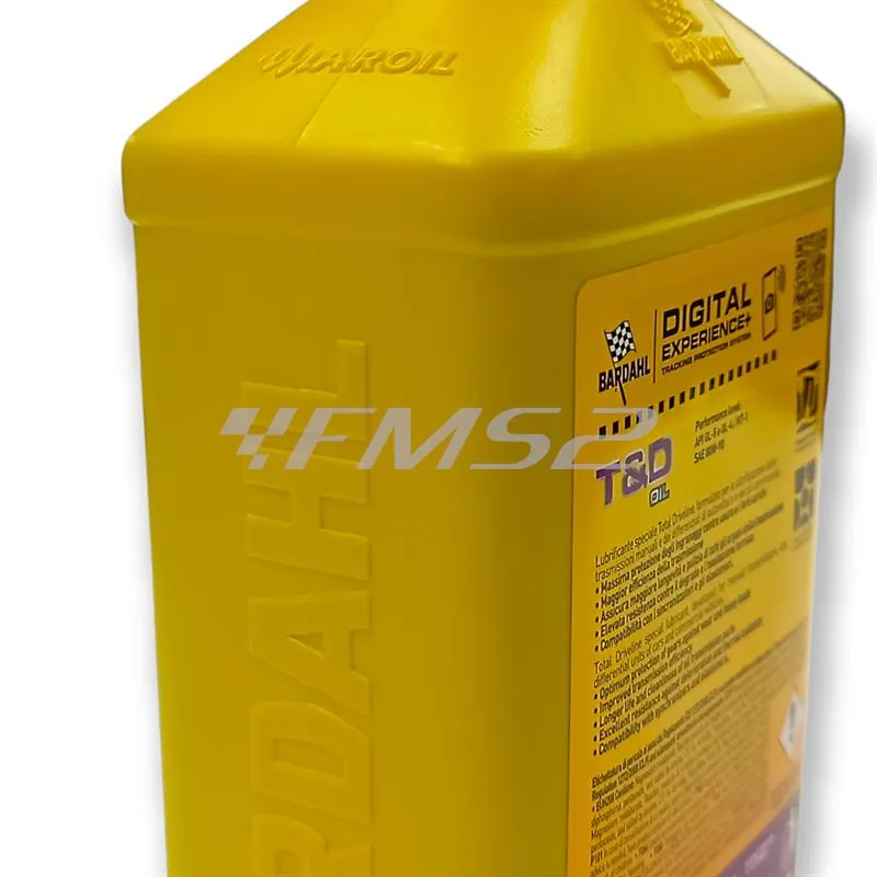 T&D 80w90 per trasmissione rapporti da 1 litro, ricambio 421039