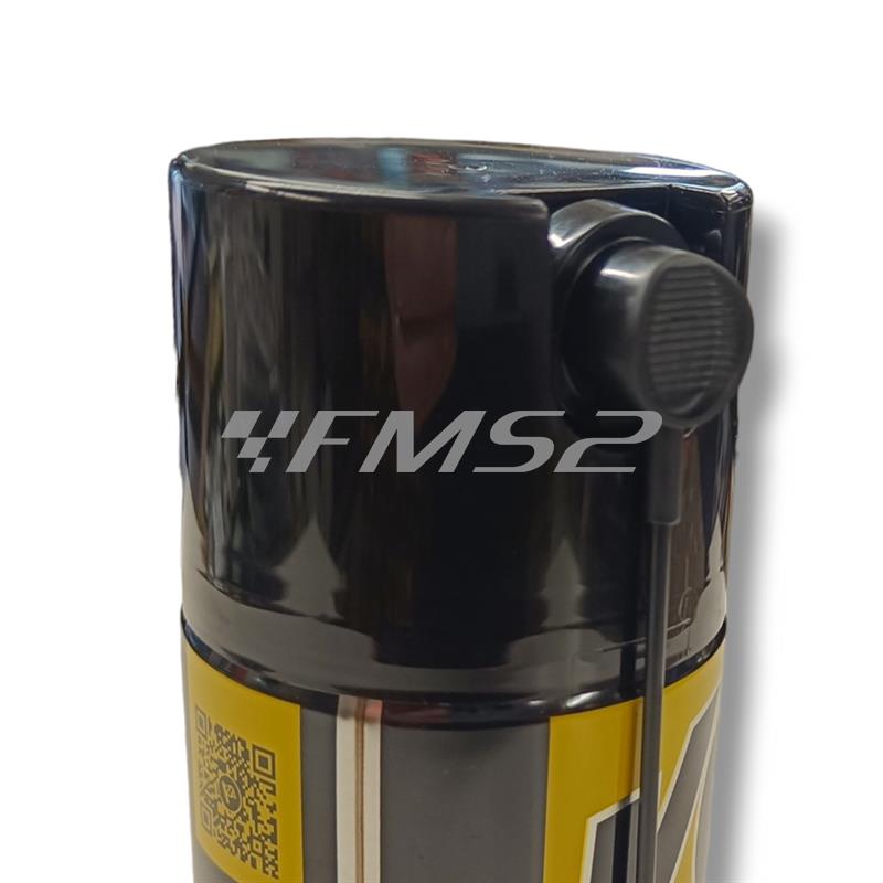 Bomboletta grasso spray lubrificante Bardahl K9 per catena moto fuoristrada, cross off road adatto a tutti i tipi di catena con e senza O-Ring, ricambio 636028