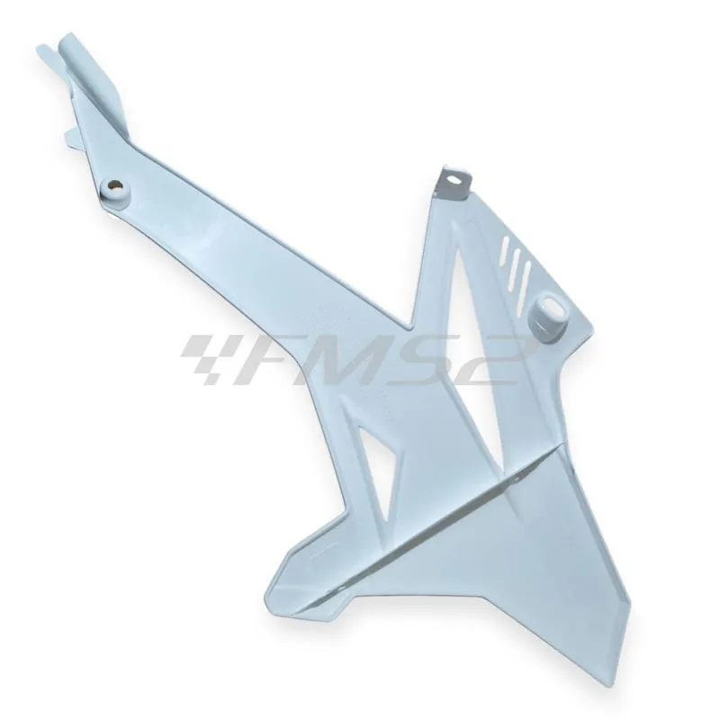 Convogliatore sinistro bianco specifico per BETA ENDURO/MOTARD RR 50 2T 2012-2020 e ENDURO RR 125 4T 2013-2016, ricambio 024.43.000.10.51