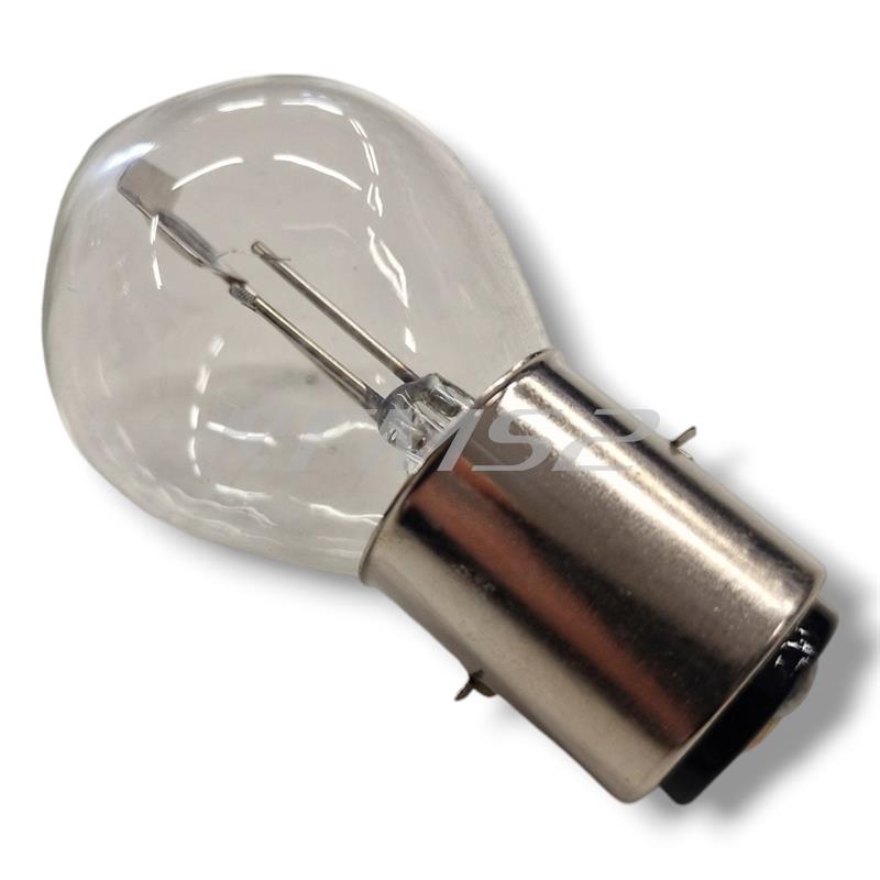 Lampadina biluce CIF BA20D 12V-35/35W biluce abbagliante e anabbagliante con vetro trasparente, ricambio 1407