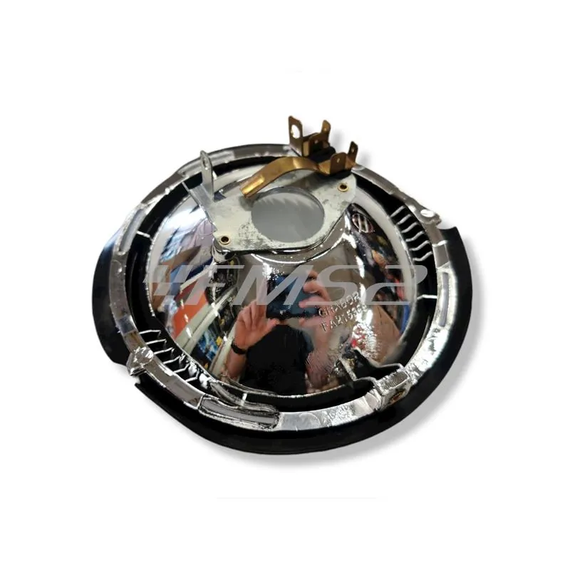 Gruppo ottico fanale anteriore originale Siem completo di porta lampada senza lampadine per Piaggio Vespa PK 50 e PK50S, ricambio 1712-OR