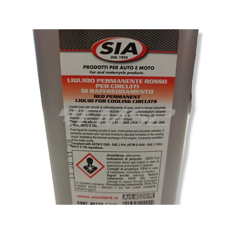 Liquido radiatori - protettivo anticongelante, ricambio 2122