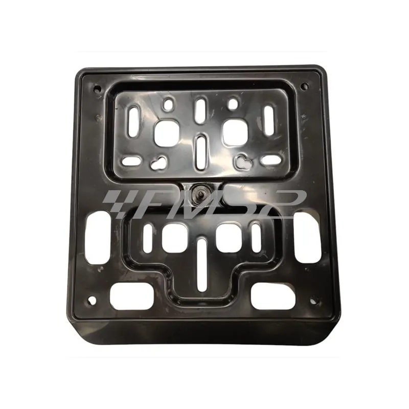 Porta targa moto in plastica per nuove targhe 1999 europee 125cc (CIF), ricambio 3287-NT