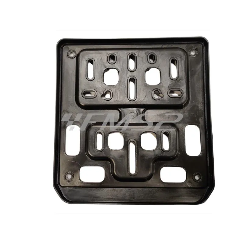 Porta targa moto in plastica per nuove targhe 1999 europee 125cc (CIF), ricambio 3287-NT