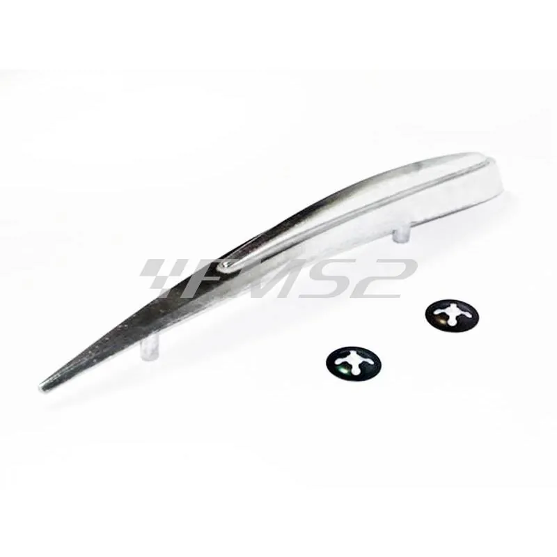 Cresta parafango anteriore in alluminio lucidato per Vespa 125-150-vnb-vbb1 dal 1960-Vespa 180-super-Sprint-Rally gtr-Vespa 50 r-n-l-Vespa 125 pr, ricambio 5275