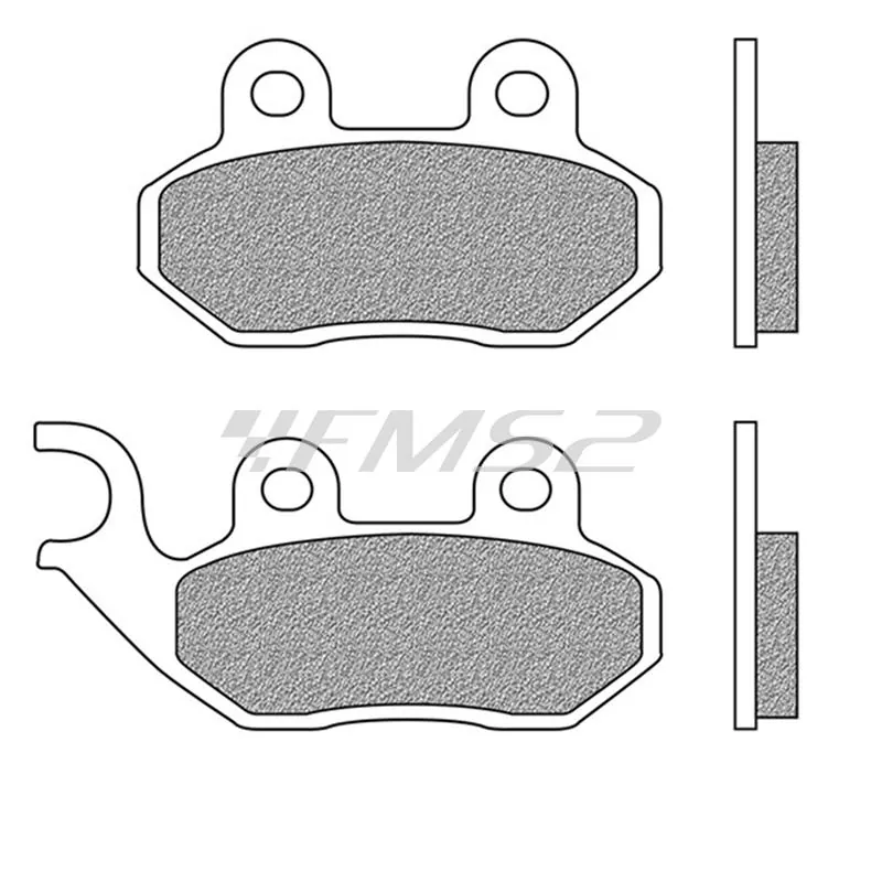 pastiglie freno CIF (pasticche), anteriori per sym attila 125-jet 50-100-ju, ricambio FD0219