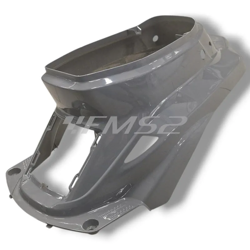 Kit carene 4 pezzi One Italia di colore grigio Nardò per scooter MBK Booster spirit e Yamaha original Bw's prodotti fino al 2003, ricambio 77366429