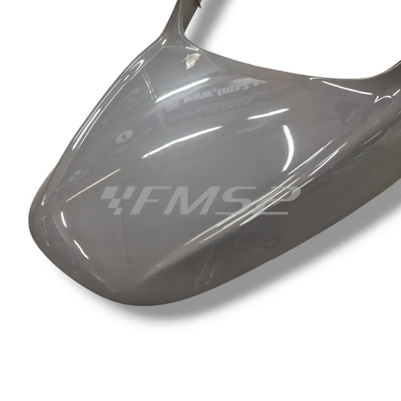 Kit carene 4 pezzi One Italia di colore grigio Nardò per scooter MBK Booster spirit e Yamaha original Bw's prodotti fino al 2003, ricambio 77366429