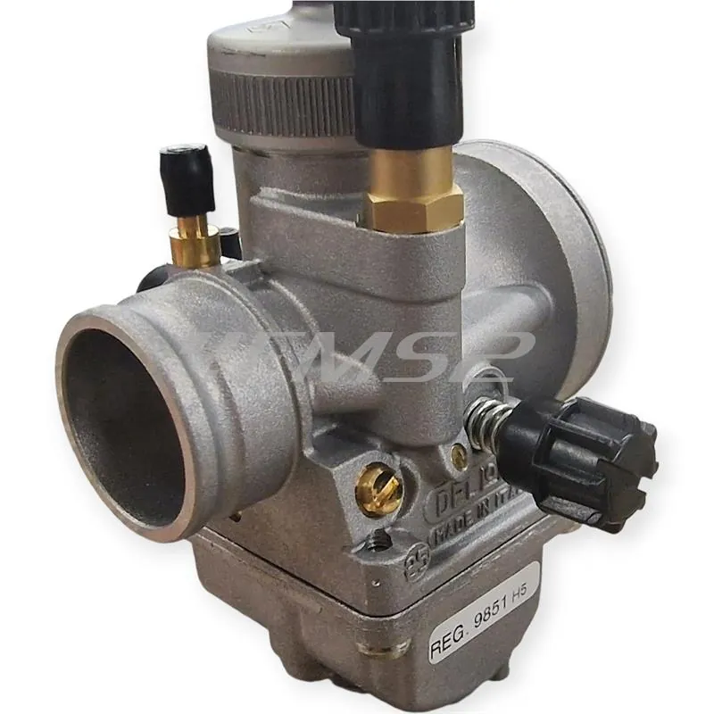 Carburatore Dellorto PHDG 24 H5 attacco elastico per motori 2 tempi | Ricambio 09851 | Compatibile vari modelli