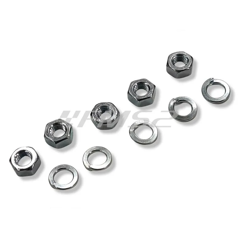 Supporto portaruota di scorta in acciaio lucidato completo di dadi e rondelle per Piaggio Vespa 50 e 125 serie PK , PK s, PK XL, FL2, HP, N senza batteria, ricambio 0439