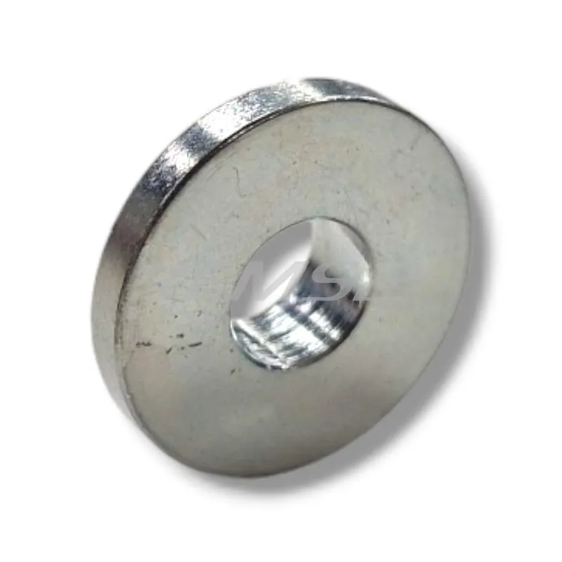 Rondella zincata FMS2 in acciaio come originale per fissaggio scudo anteriore Mbk Booster spirit tutte le versioni fino al 2003, ricambio 3VLF15450000FMS