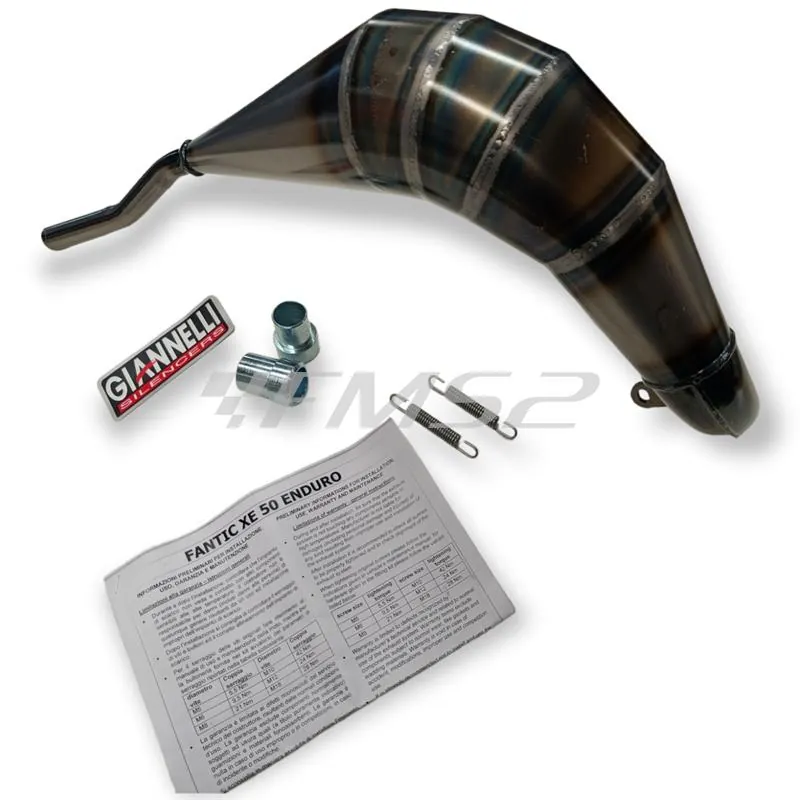 Marmitta racing fantic motor xe 50 endur, ricambio 34093HF