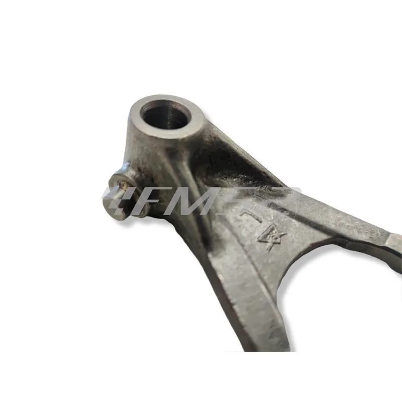 Forchetta 1 cambio motore AM6 completa di perno cromato originale Malaguti, ricambio 73301100