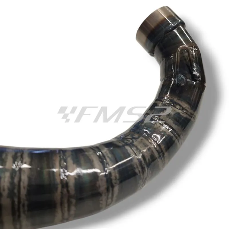 Marmitta Malossi scooter Racing MHR TEAM 3 con silenziatore nero e specifica per gruppi termici Malossi 47 mm  70 cc scooter con motore Minarelli orizzontale liquido, ricambio 3219559