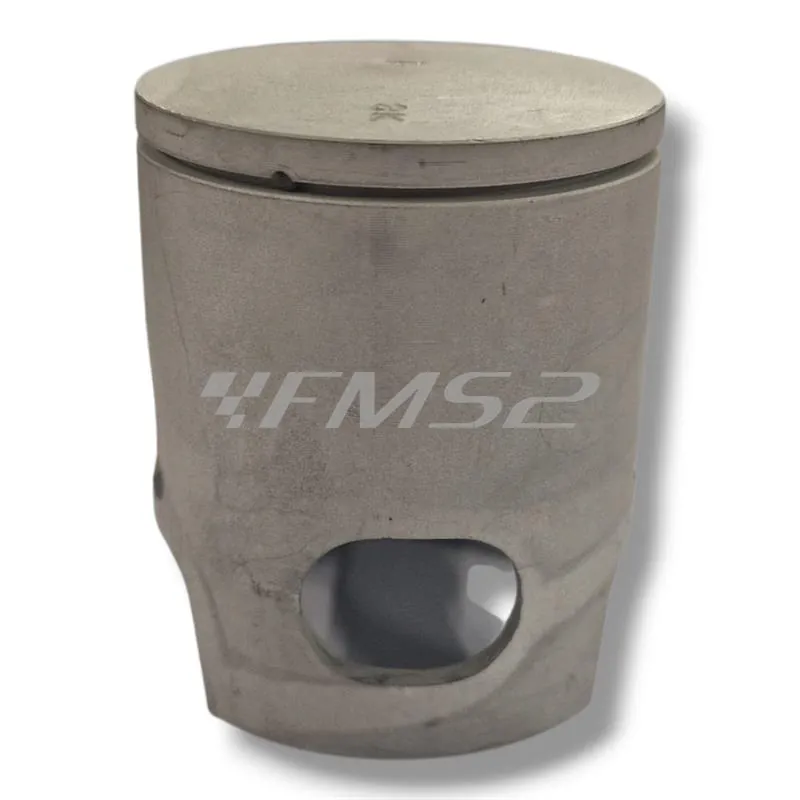 Pistone Malossi MHR selezione A con diametro 40,3 mm e spinotto 12 mm mono fascia rettangolare cromata per gruppi termici Malossi in alluminio Minarelli AM6, ricambio 3412203A0