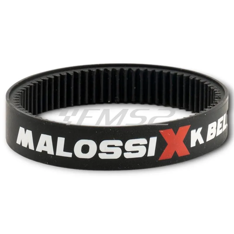 Braccialetto Malossi XK Belt in gomma di colore nero, ricambio 4118422BF