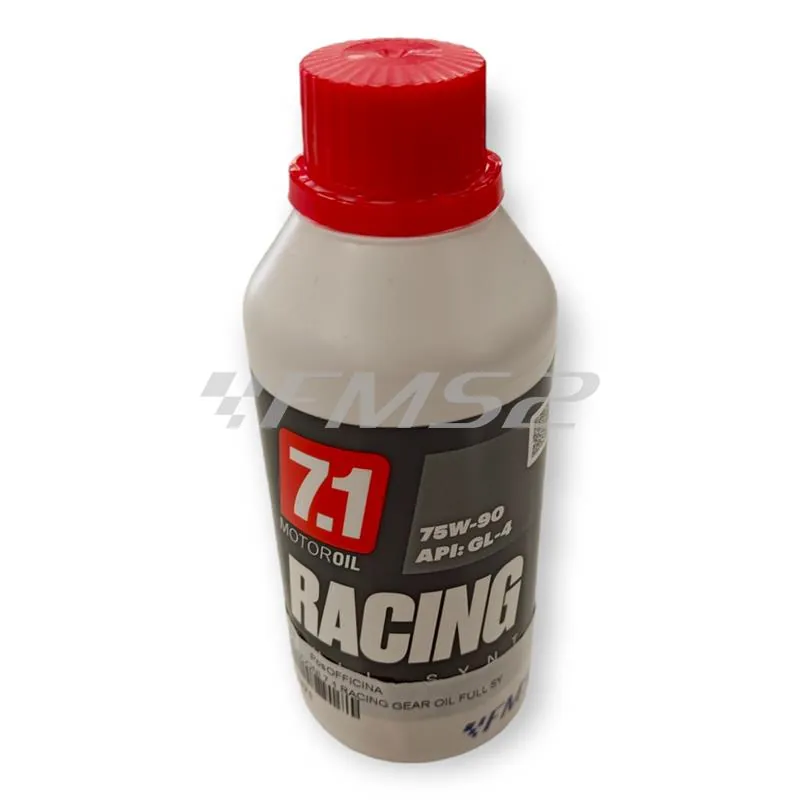 Flacone RGS Malossi Racing Synt Gear Oil SAE 75w90 per ingranaggi posteriori scooter e maxi scooter, ricambio 7613471