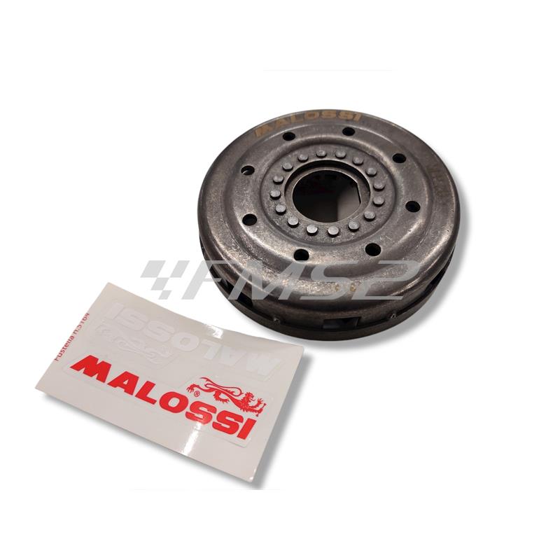 Campana cestello frizione Malossi Power up clutch basket con diametro interno da 109,5 mm per motori Piaggio Vespa PX 125, 150 e 200 cc 2 tempi prodotti dal 1998 in poi, ricambio 7717313B